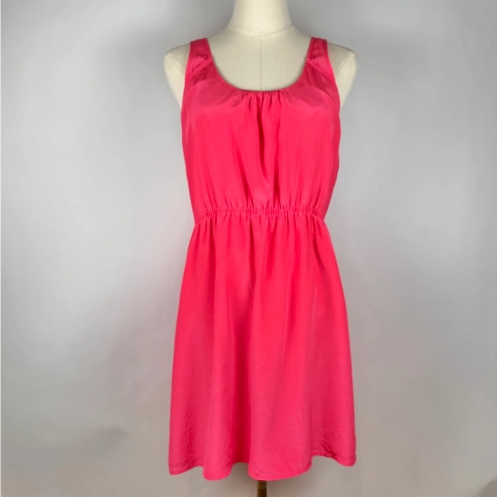 Madewell Vibrant Pink Mini Dress - Picture 3 of 13